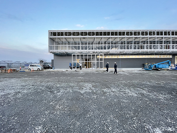 イノベーションファクトリーの夜景。