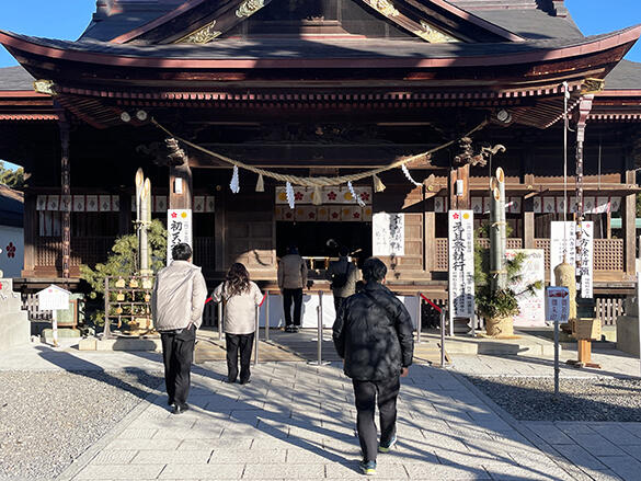 いつものお正月のお参りの記録です。