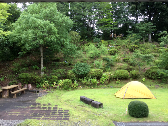 常設テント。