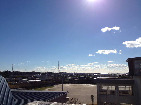 ちょっとだけ空が近い。