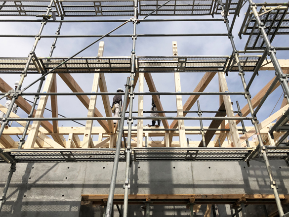 コンクリートと木と。